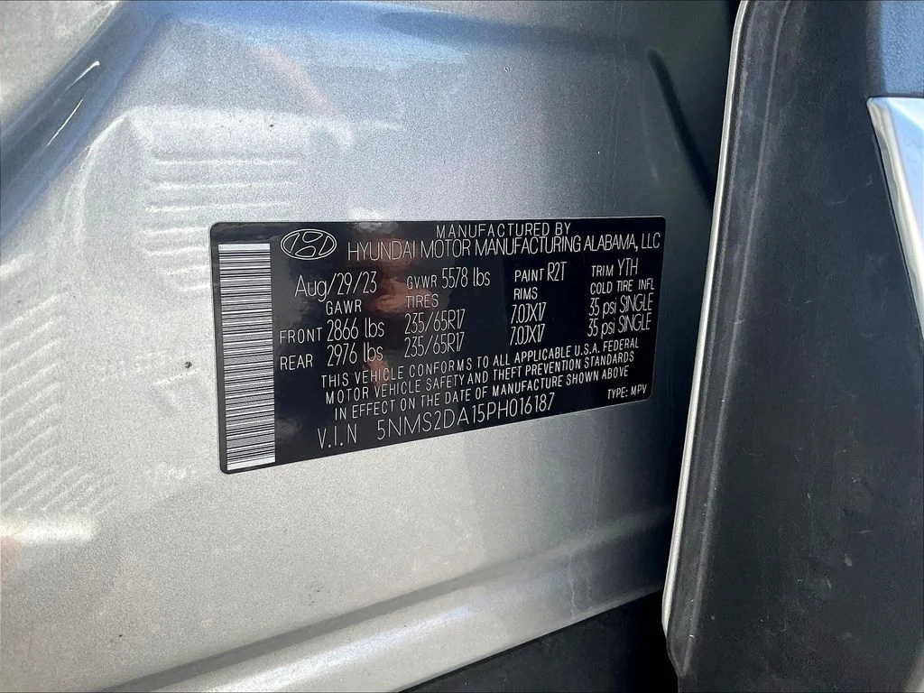 Certified Used 2023 Silver Hyundai Blue image 19
