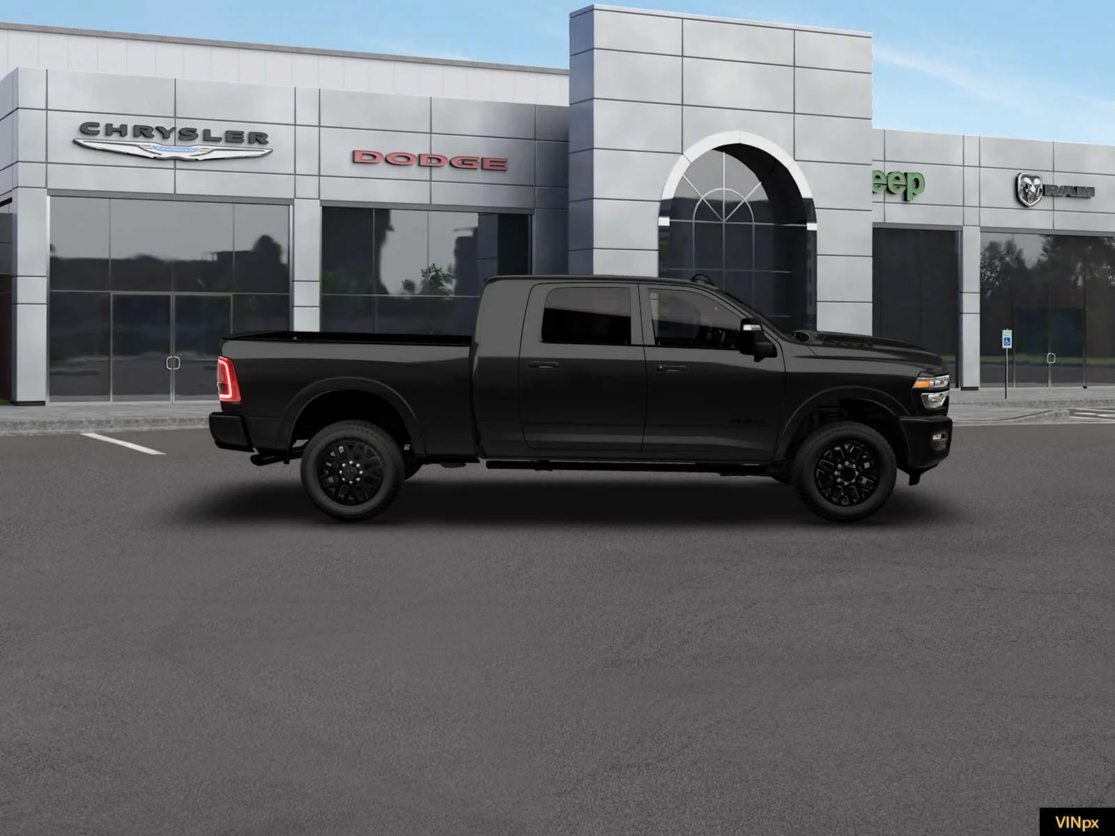 New 2026 Diamond Black Crystal Pearl-Coat Exterior Paint RAM Limited image 9
