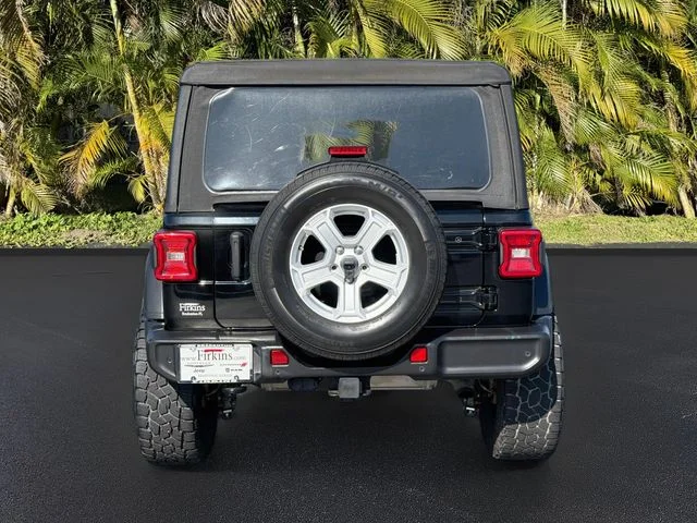 Used 2021 Black Jeep Unlimited Sport S image 6