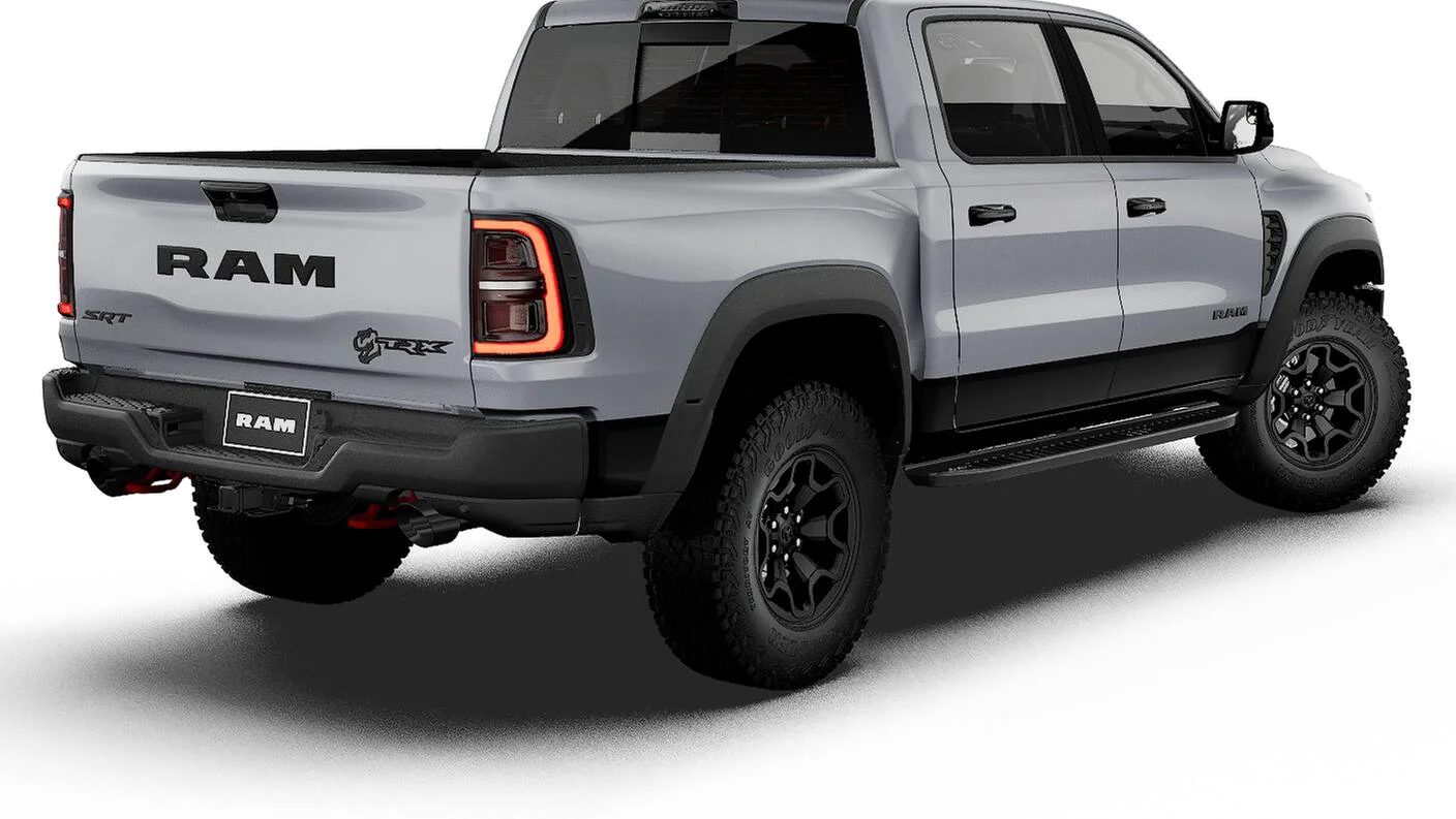 New 2027 Silver Zynith Exterior Paint RAM TRX image 2