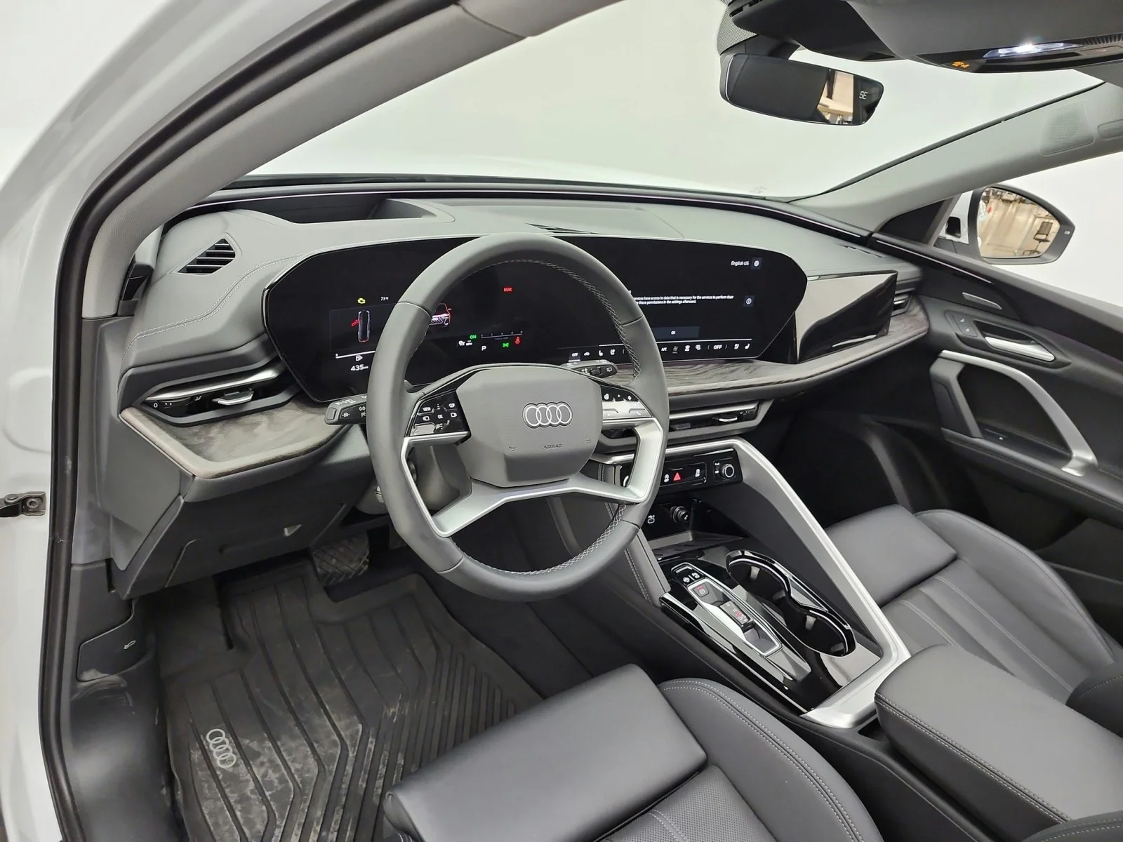 Used 2025 Glacier White Metallic Audi Premium Plus image 9