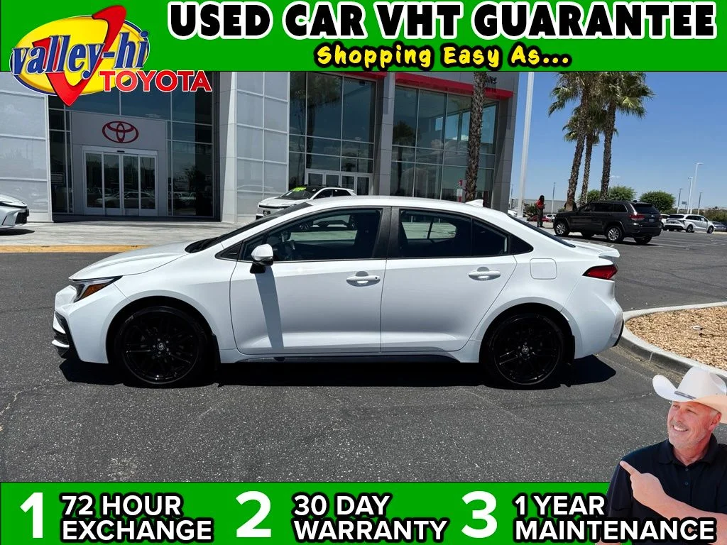 Certified Used 2025 White Toyota SE image 1