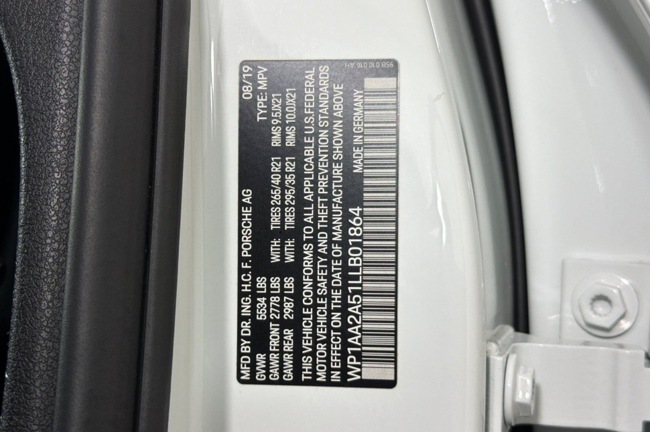 Used 2020 POLAR WHITE Porsche  image 28