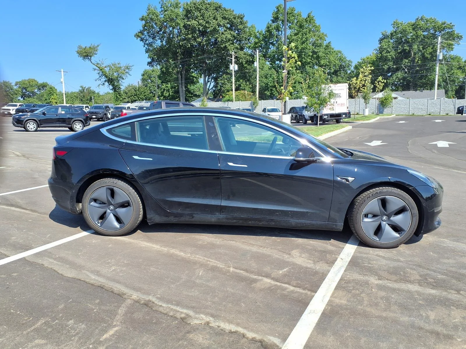 Used 2019 Solid Black Tesla Performance image 2