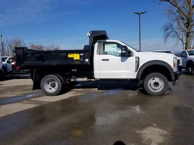 New 2026 White Ford XL Dump Truck image 2