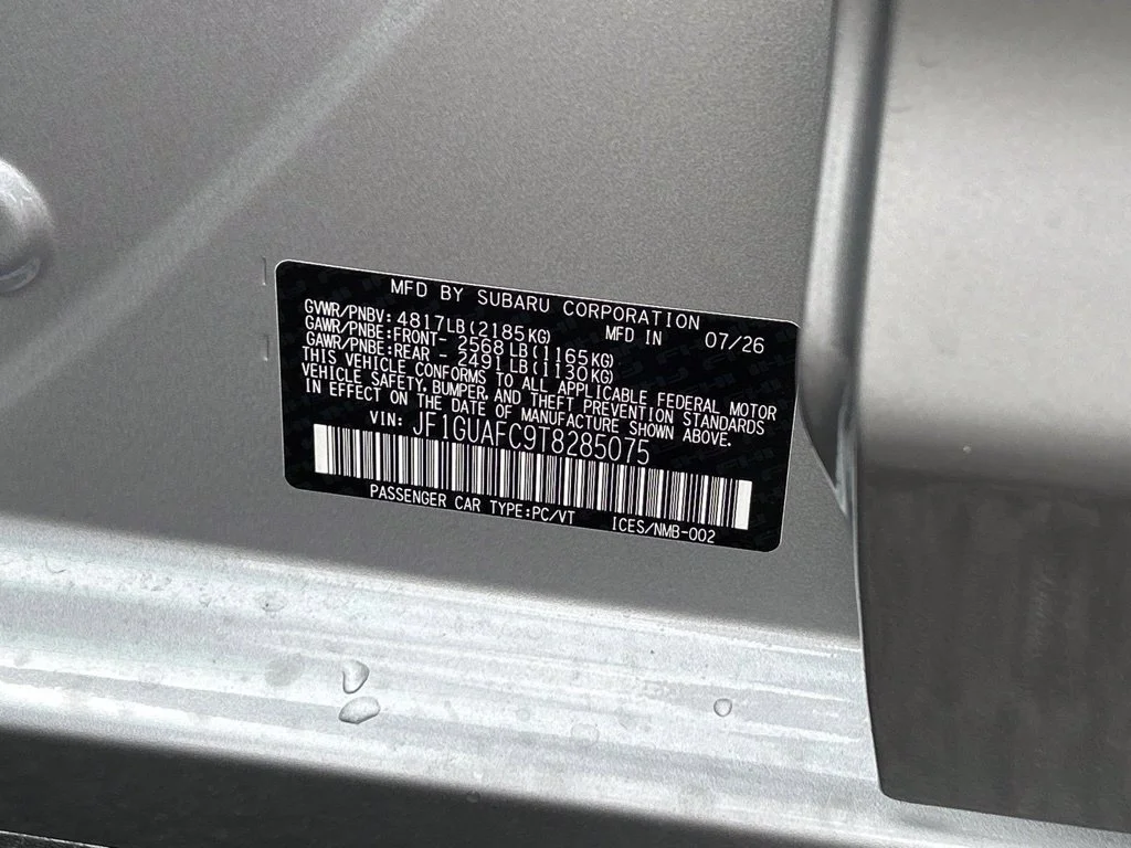 New 2026 ICE SILVER METALLIC Subaru Sport image 32