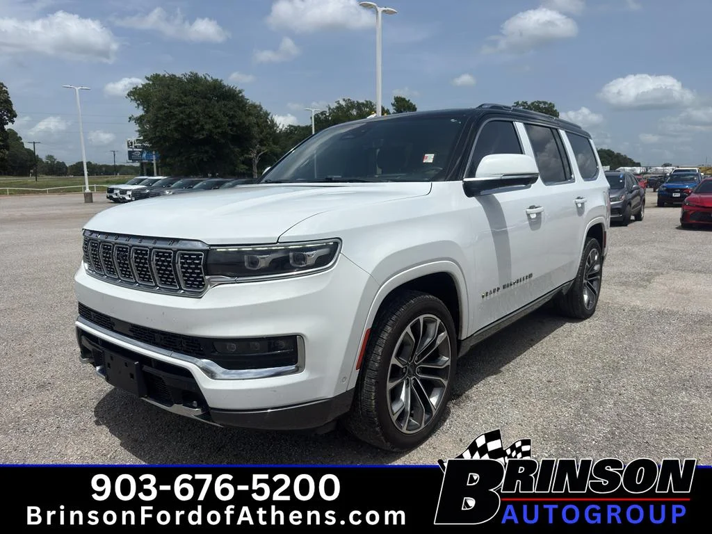 Used 2022 Bright White Clearcoat Jeep Series III image 1