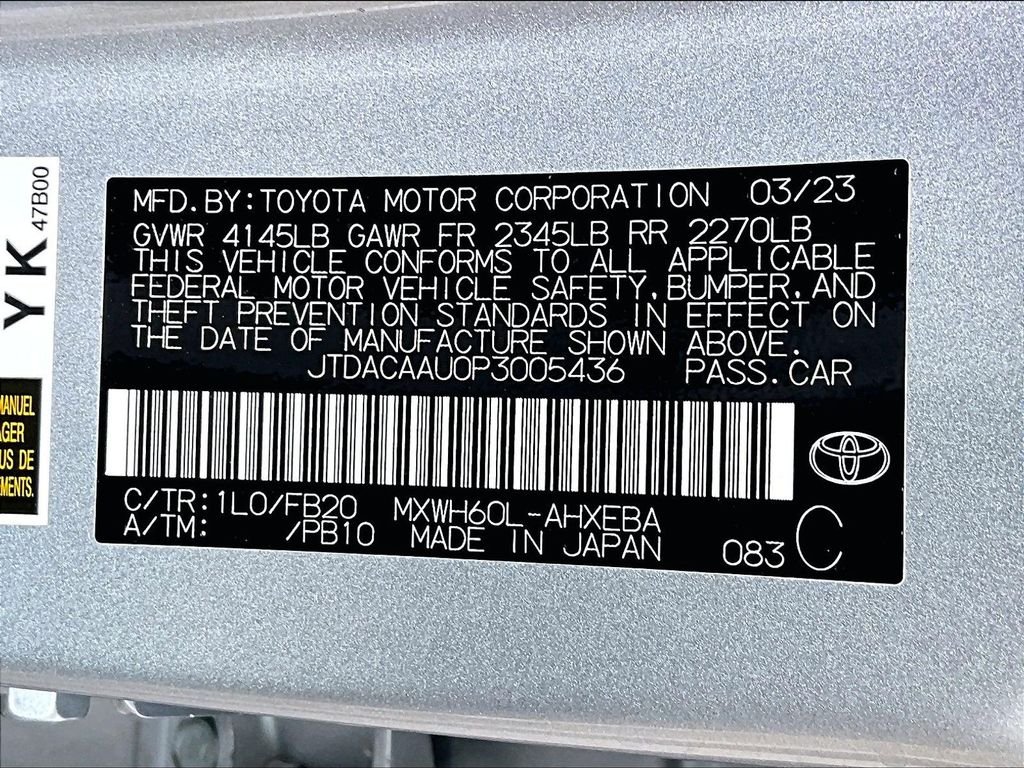 Used 2023  Toyota LE image 36