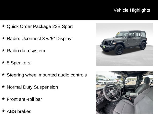 Used 2020 Gray Jeep Sport 4x4 image 7