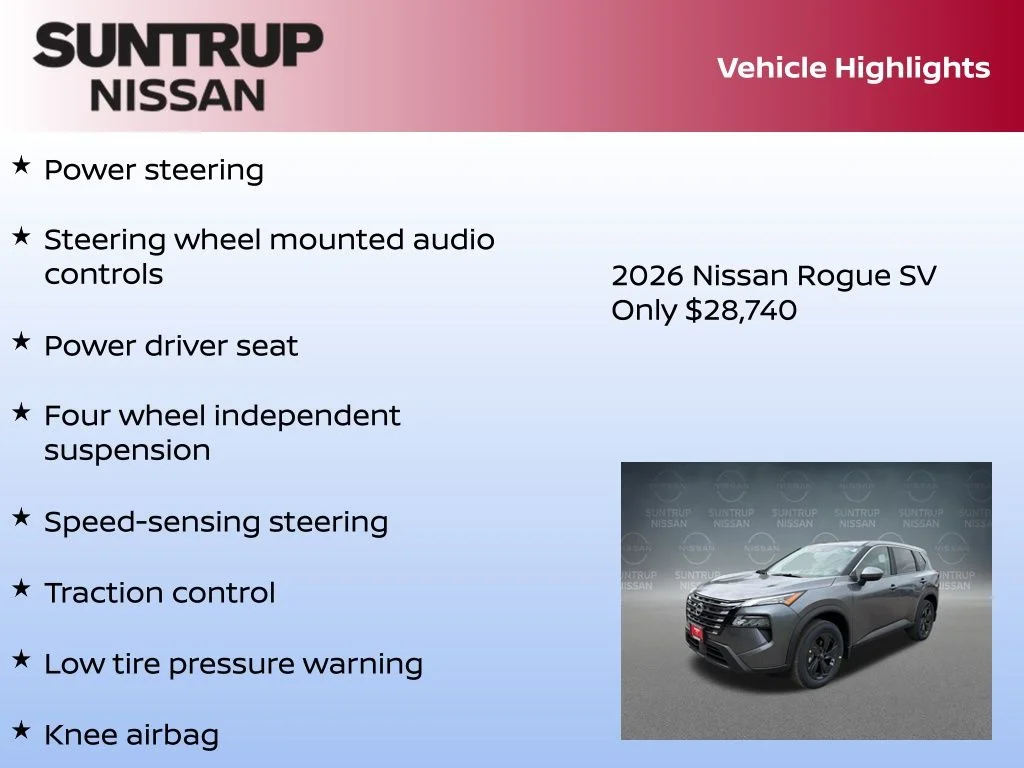 New 2026 Gray Nissan SV image 8
