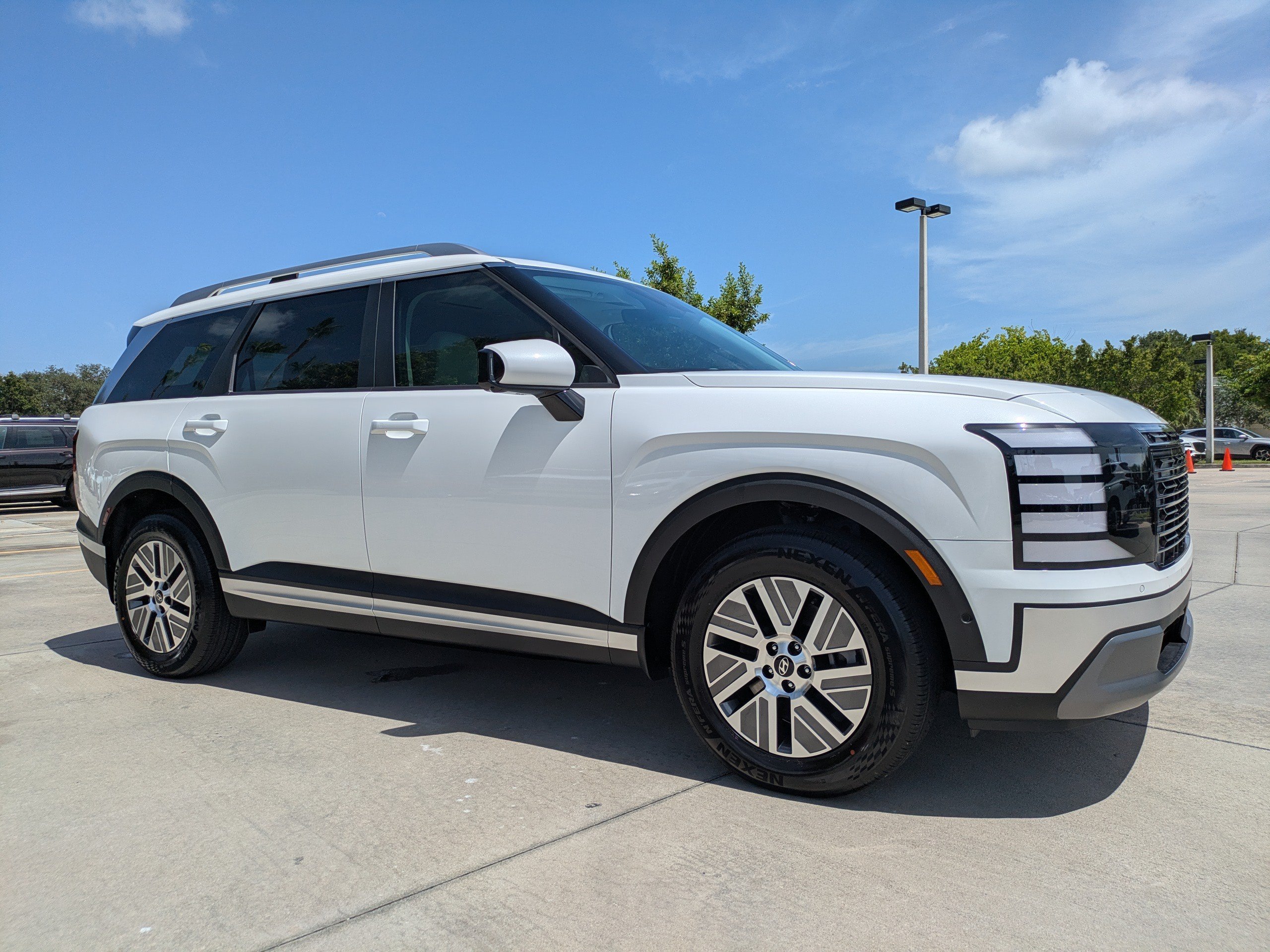 New 2026 Creamy White Pearl Hyundai SEL Premium 7P image 1