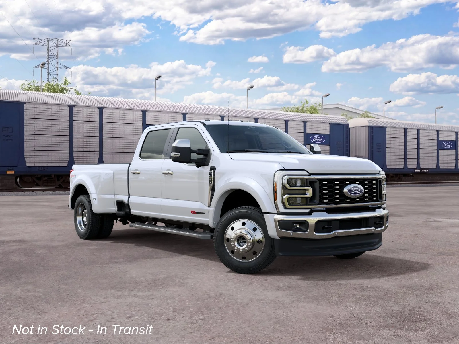 New 2027 Star White Metallic Tri-Coat Ford F-450® Lariat® image 4