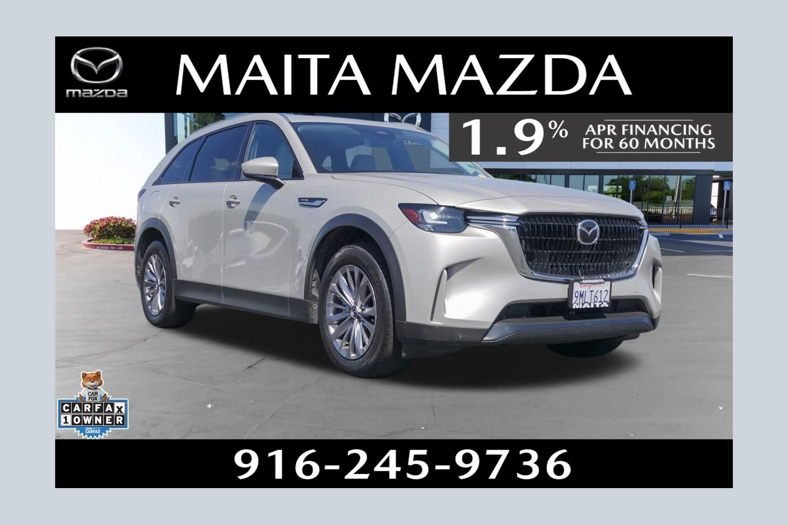 Certified Used 2024 Platinum Quartz Mazda Preferred image 1