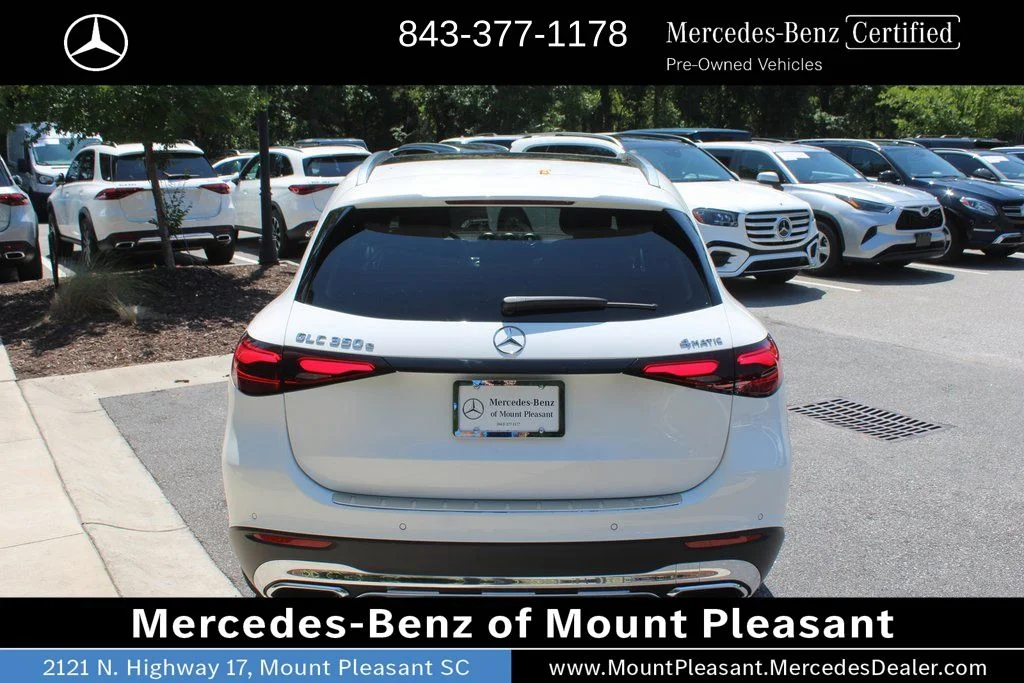 Certified Used 2025 Polar White Mercedes-Benz GLC 350e image 6