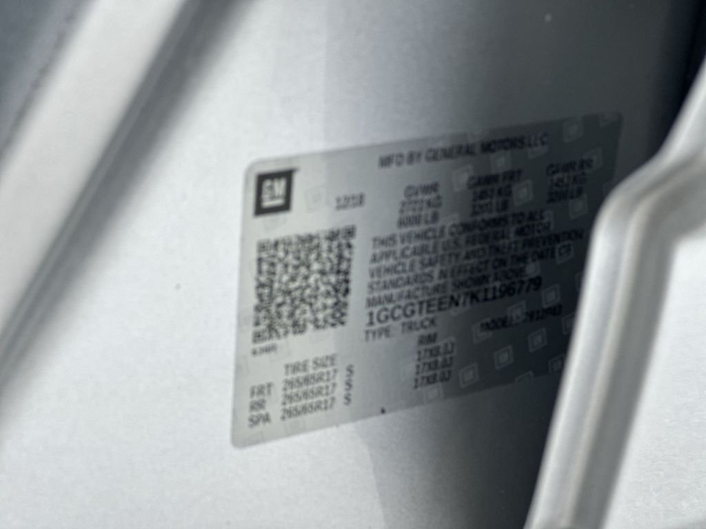 Used 2019 SILVER ICE METALLIC Chevrolet 4WD ZR2 image 33