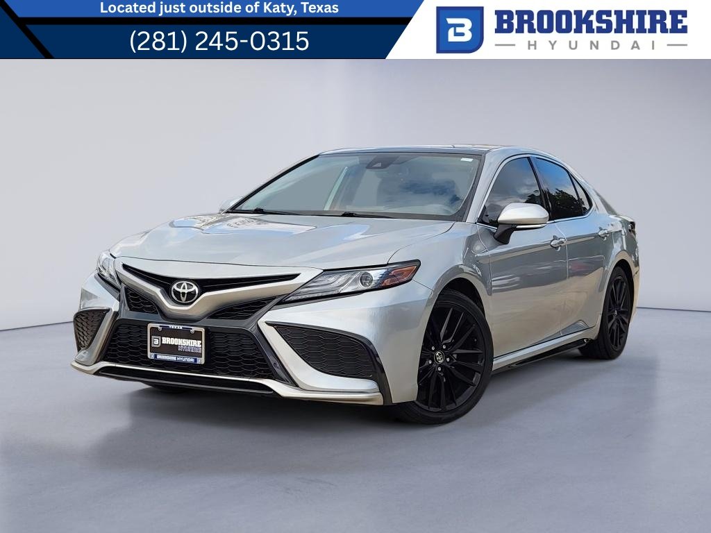 Used 2021 Celestial Silver Metallic Toyota XSE image 1