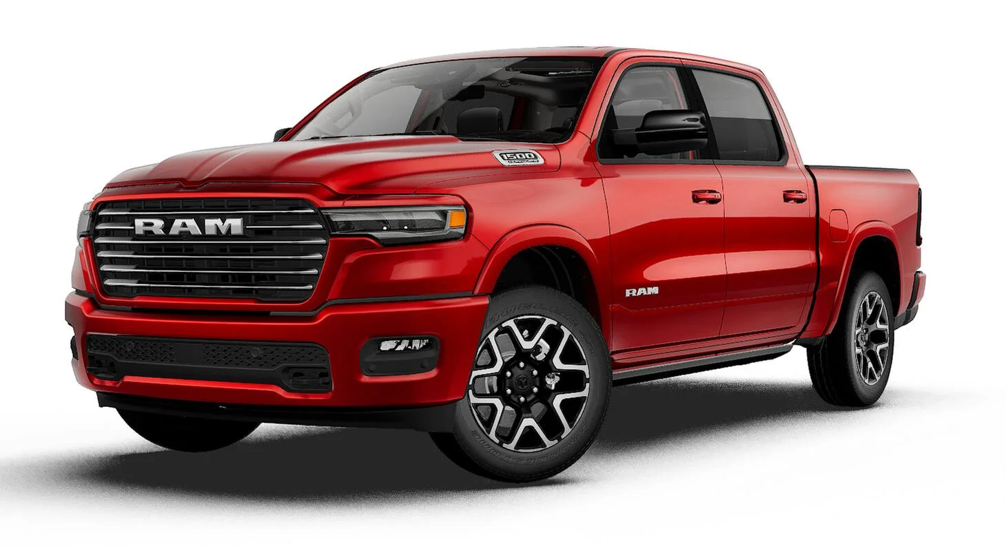 New 2027 Molten Red Pearl-Coat Exterior Paint RAM LARAMIE image 1