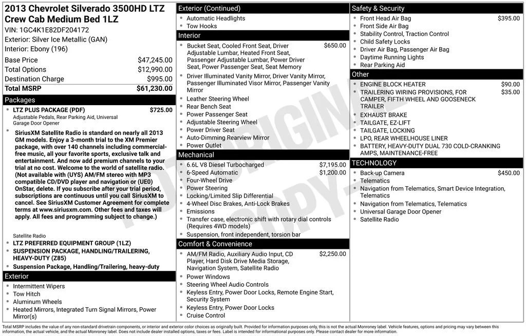 Used 2013 SILVER ICE METALLIC Chevrolet SRW LTZ image 14