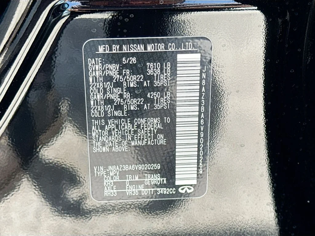 New 2027 BLACK OBSIDIAN INFINITI Luxe 2WD image 35