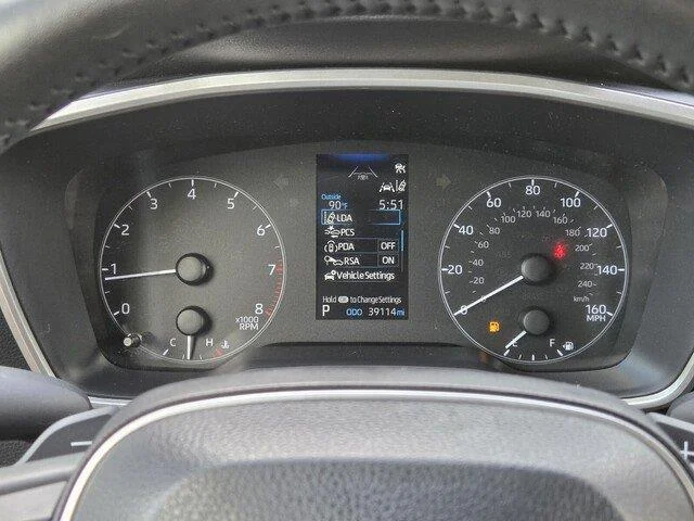 Used 2025 Midnight Black Metallic Toyota SE image 15