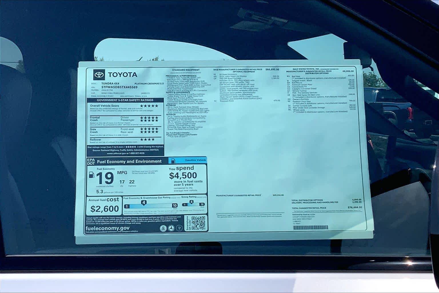 New 2026 Wind Chill Pearl Toyota Platinum image 22