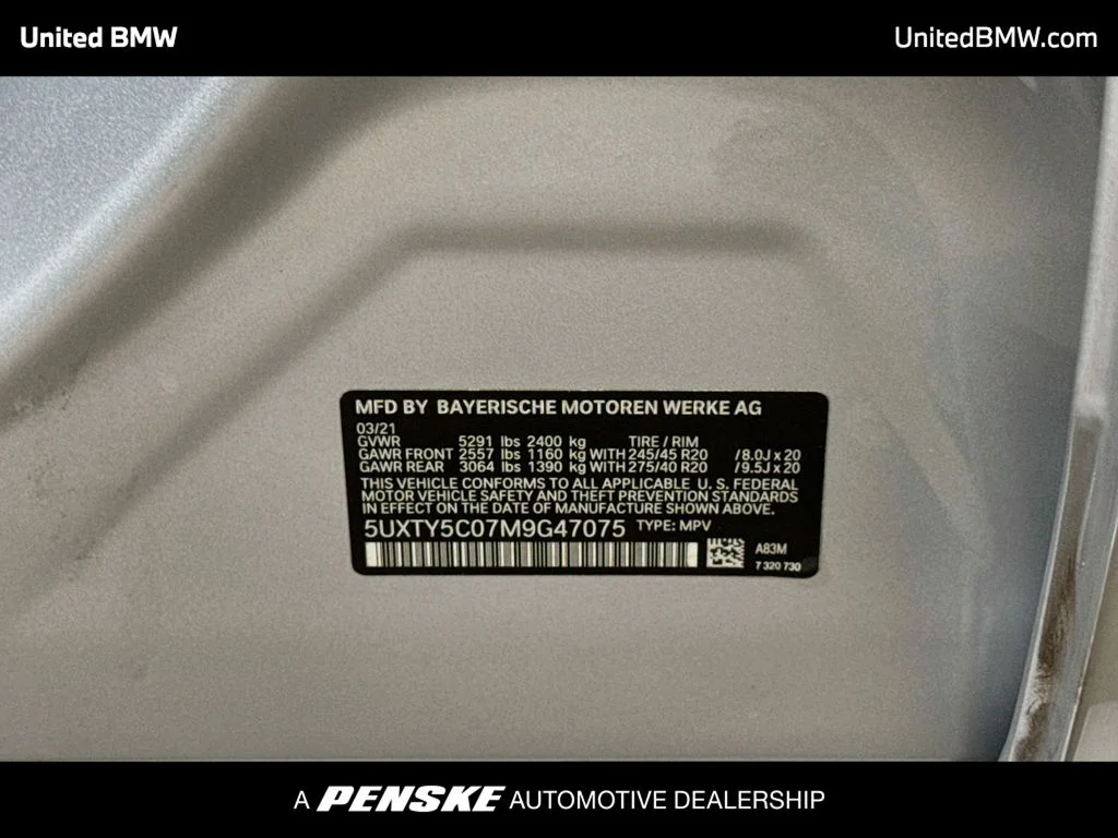 Used 2021 Glacier Silver Metallic BMW xDrive30i image 15