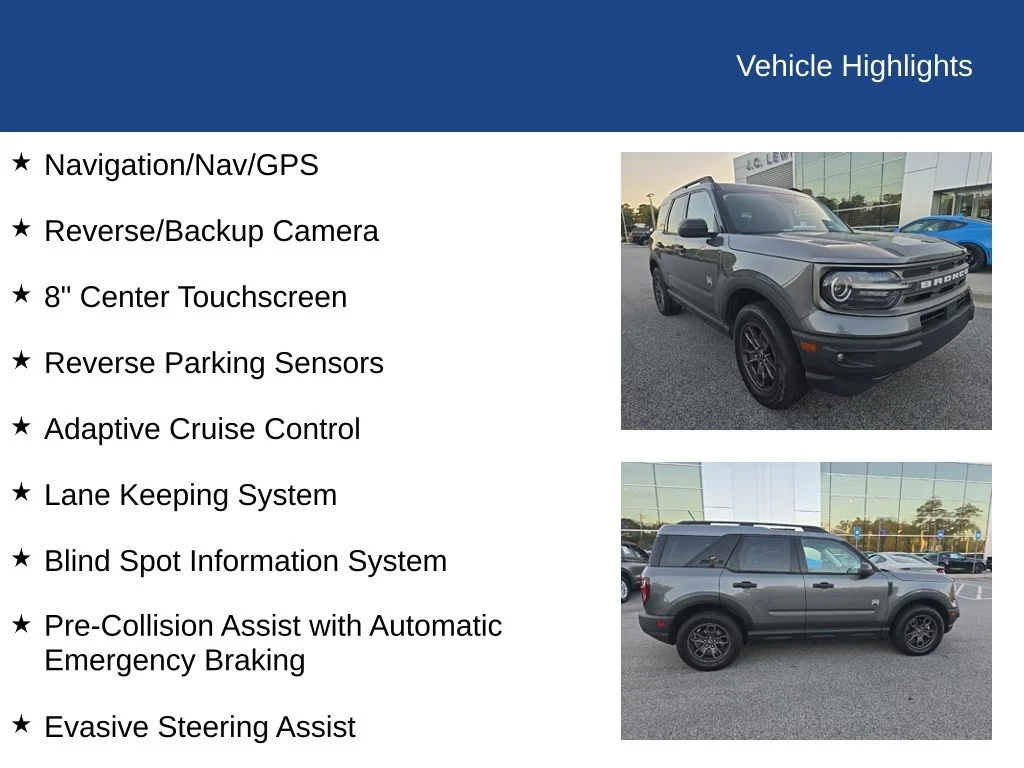 Used 2021 Carbonized Gray Metallic Ford Big Bend image 21