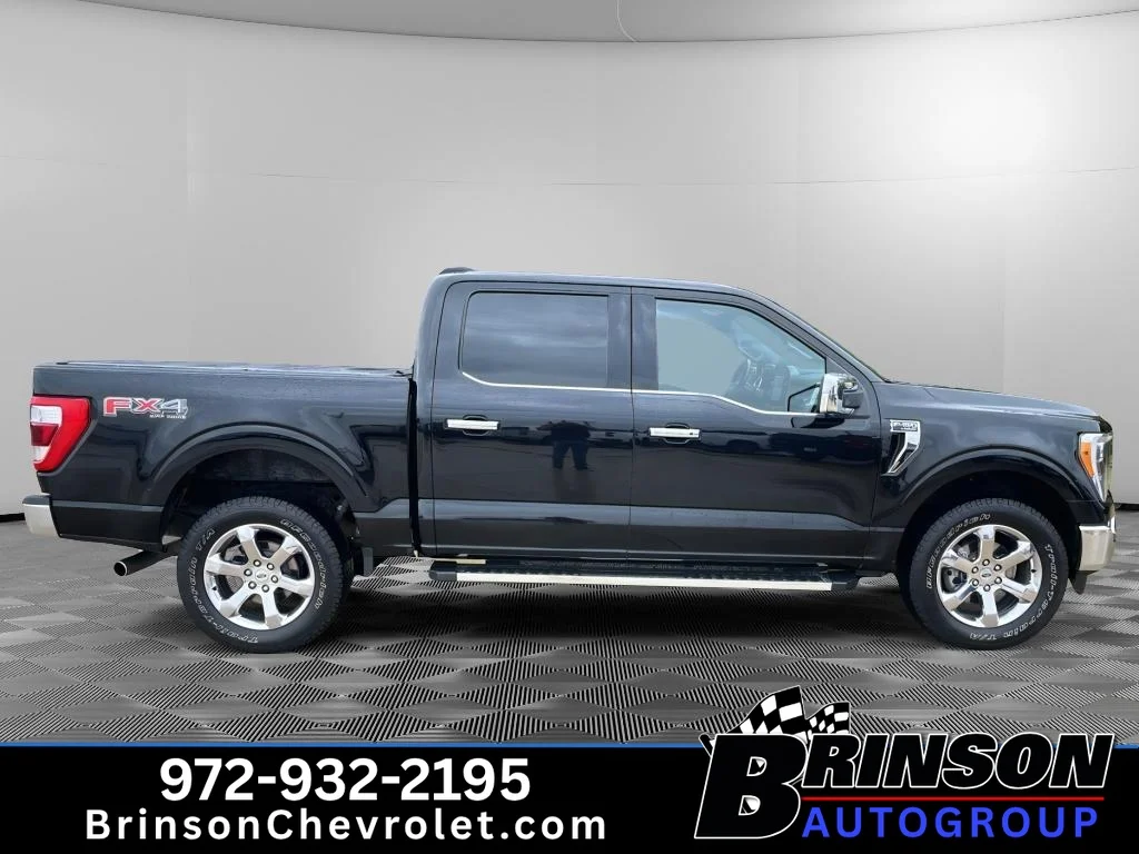 Used 2022 Agate Black Metallic Ford LARIAT image 4