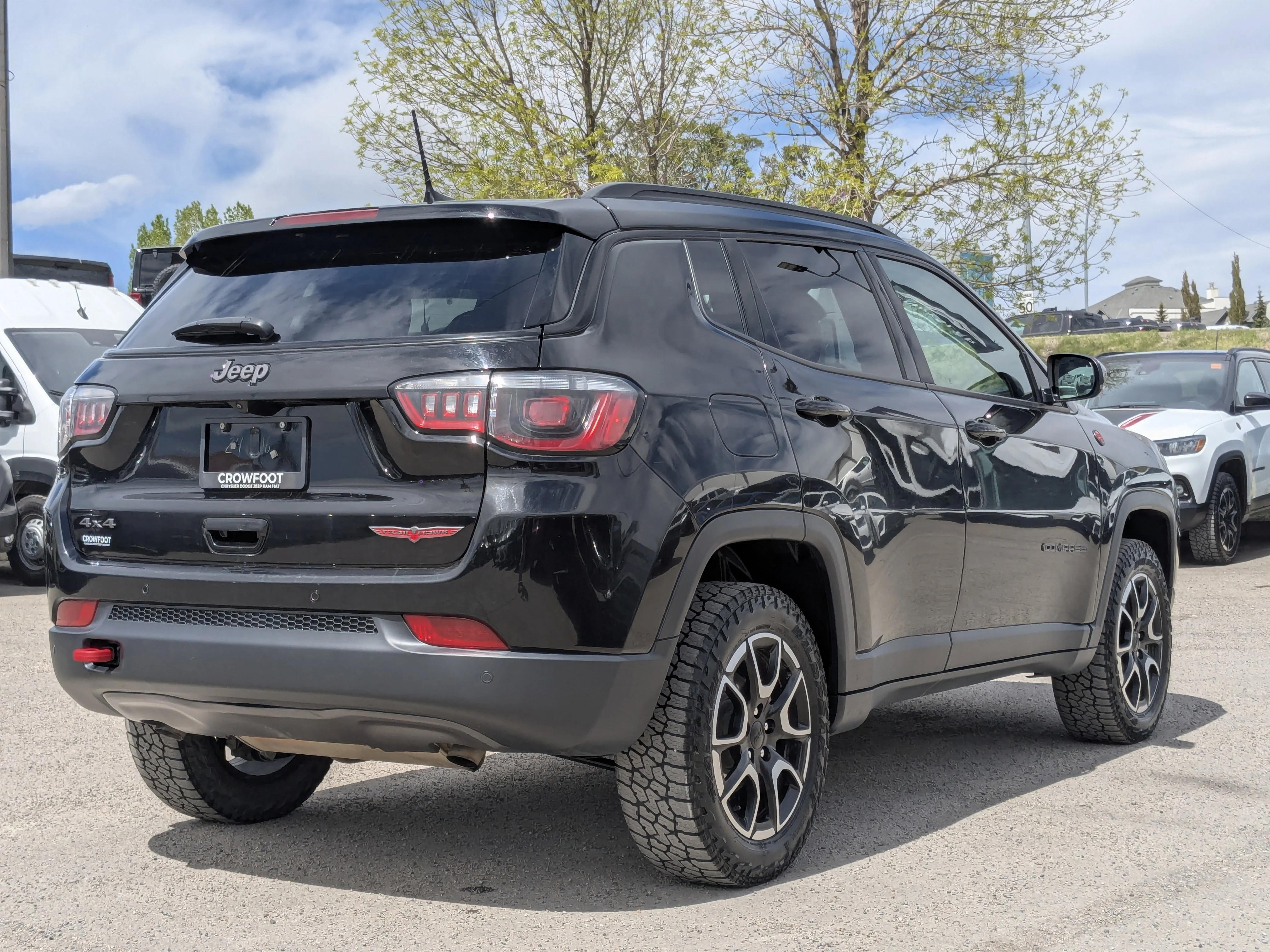 Used 2024 Black Jeep Trailhawk - Sun & Sound Group - Dual Pane Sunroof - Leather - NAV & More image 8