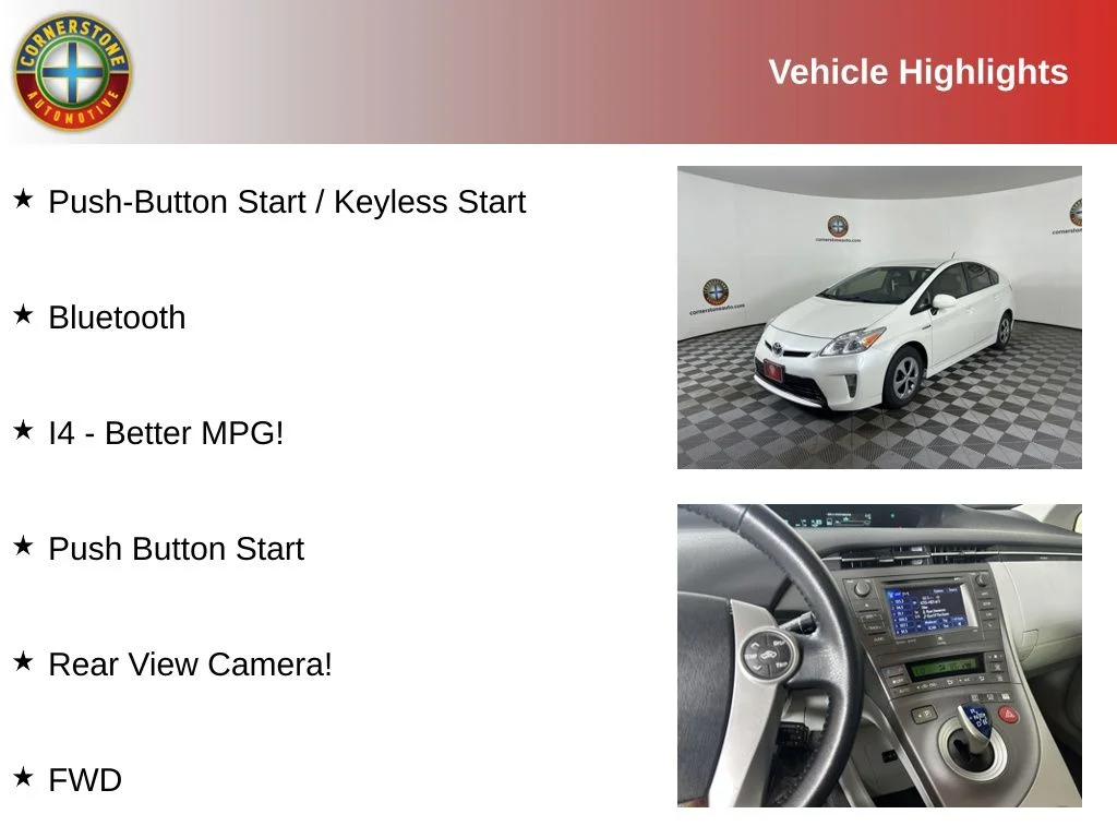 Used 2015 Toyota Prius Four with VIN JTDKN3DU1F0421033 for sale in Elk River, Minnesota