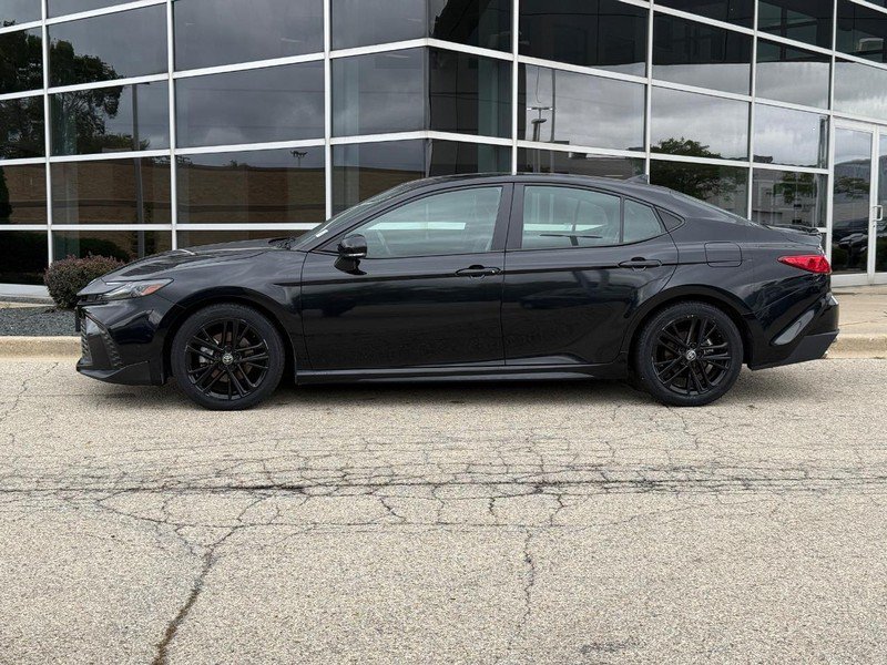 Certified Used 2025 MIDNIGHT BLACK METAL Toyota SE image 6