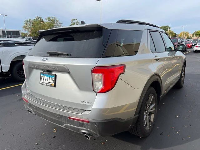 Certified Used 2021 Silver Ford XLT image 2
