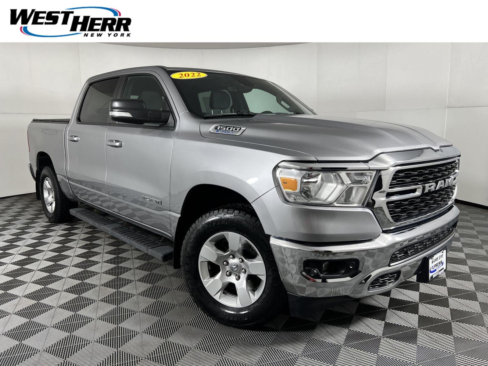 Used 2022 Billet Silver Metallic Clearcoat Ram Big Horn image 1
