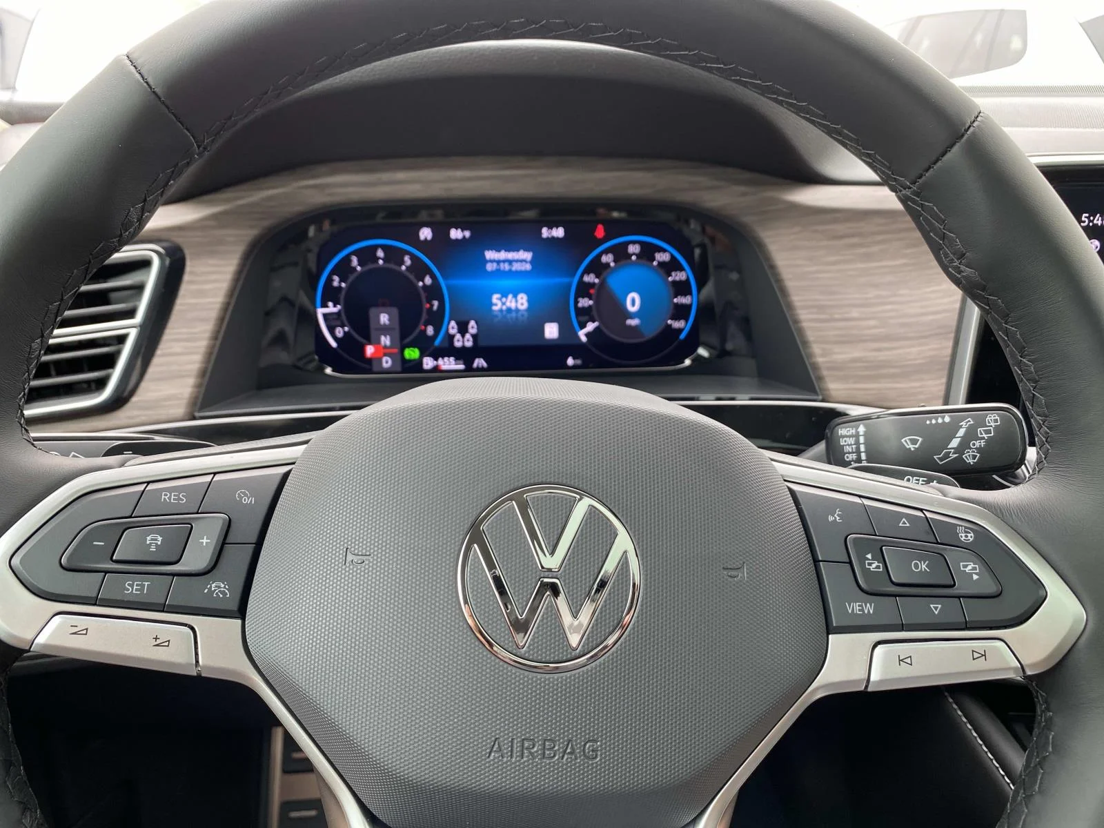 New 2026 Deep Black Pearl Volkswagen 2.0T SEL Premium R-Line 4MOTION image 14
