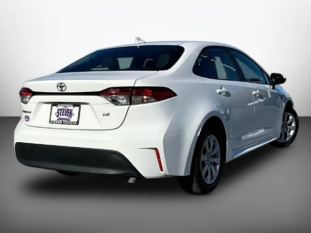 Used 2025 White Toyota LE image 6