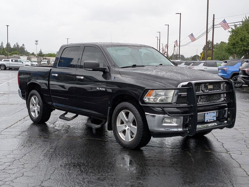 Used 2010 Brilliant Black Crystal Pearlcoat Ram SLT image 8