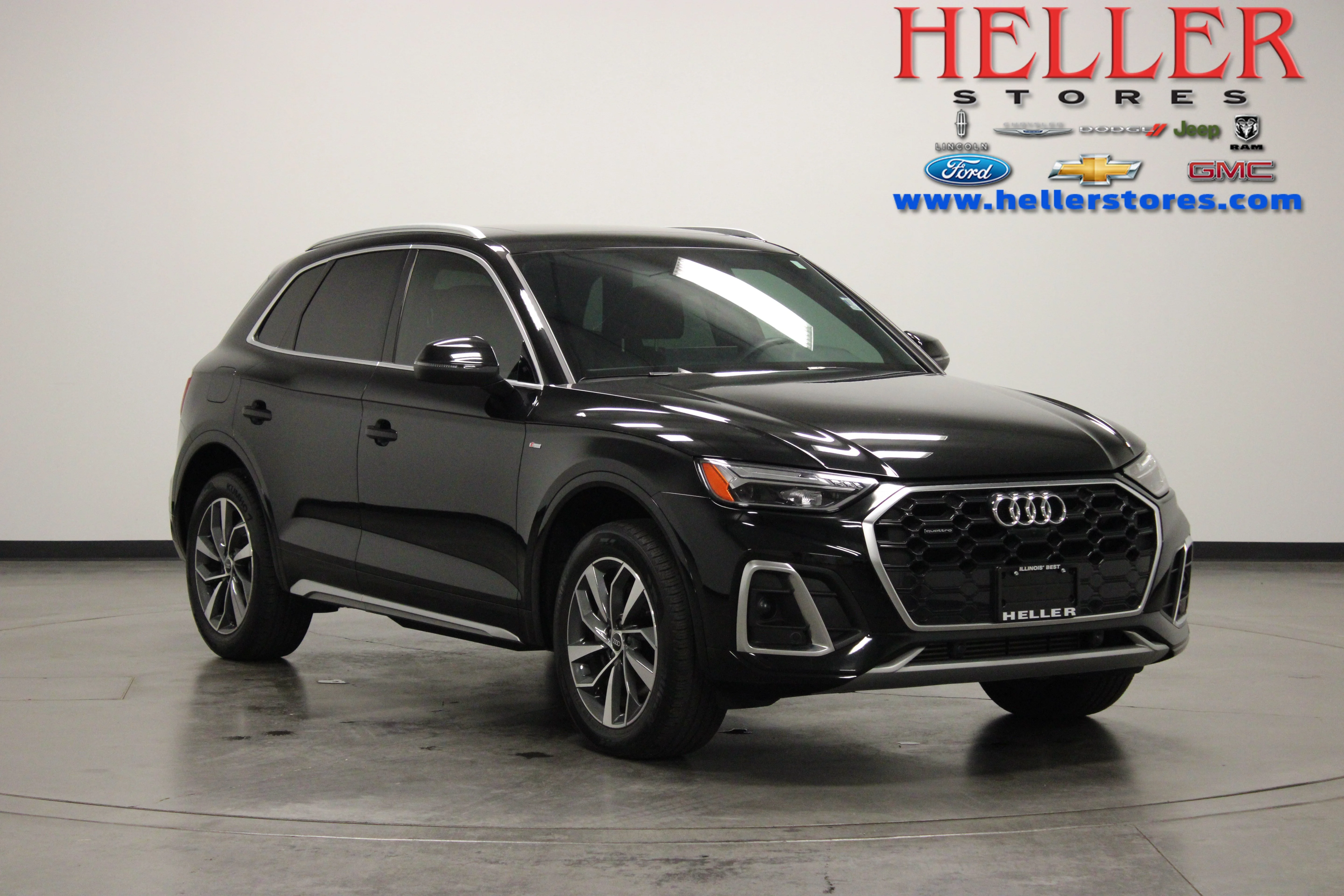 Used 2023 Black Metallic Audi 45 S line Premium image 1