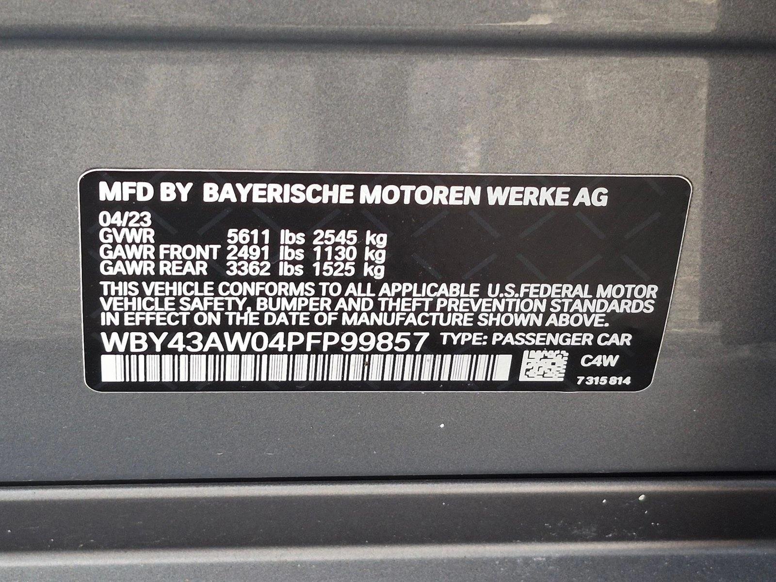 Used 2023 Skyscraper Grey Metallic BMW eDrive35 image 15