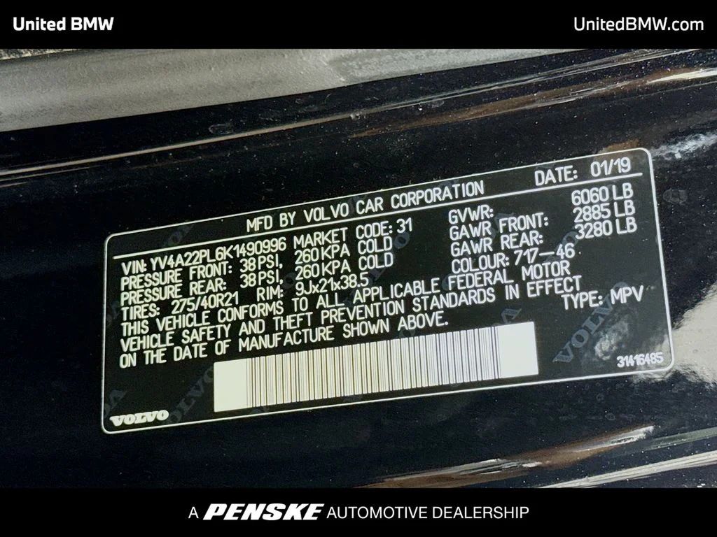 2019 Volvo XC90 Inscription - Photo 16