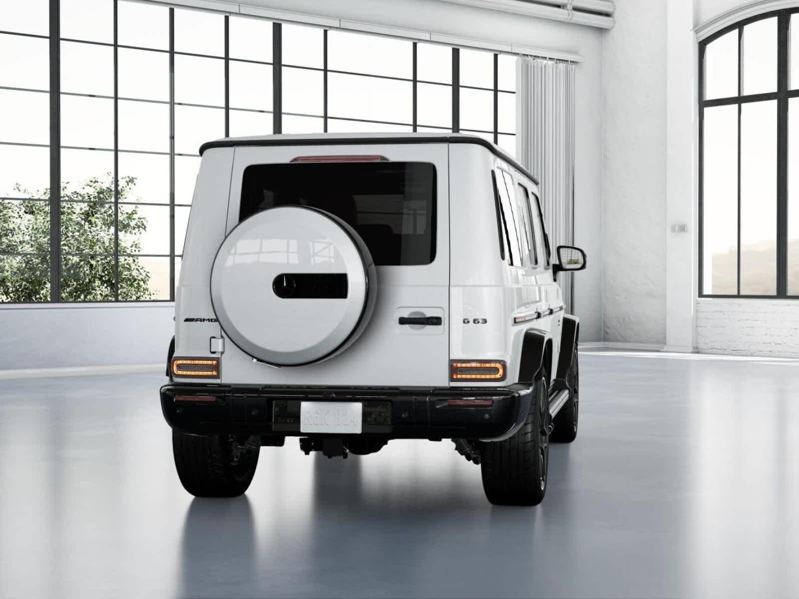 New 2026 MANUFAKTUR Moonlight White Metallic Mercedes-Benz AMG® G 63 SUV image 63