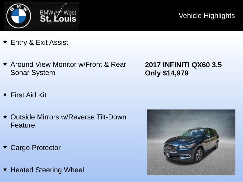 Used 2017 Blue INFINITI Base image 16