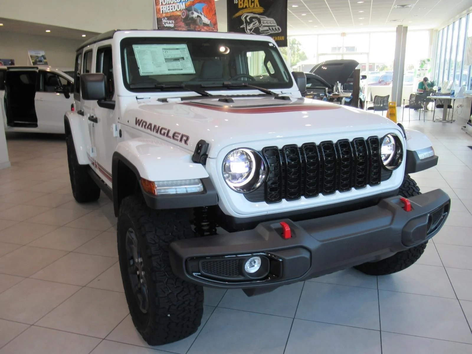 New 2026 Bright White Clearcoat Jeep Willys image 2
