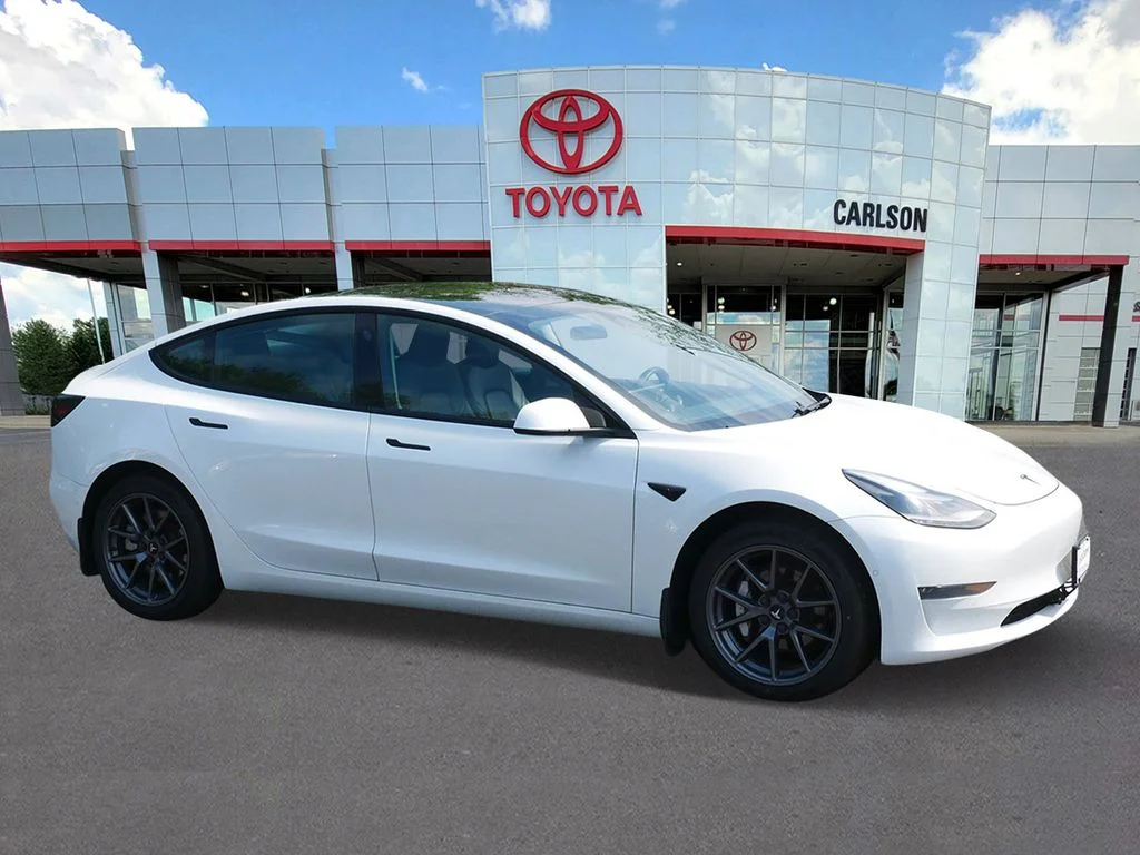 Used 2021 Tesla Model 3 Base with VIN 5YJ3E1EB5MF079591 for sale in Minneapolis, MN