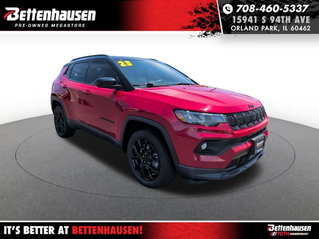 Certified Used 2023 Red Jeep Latitude image 3