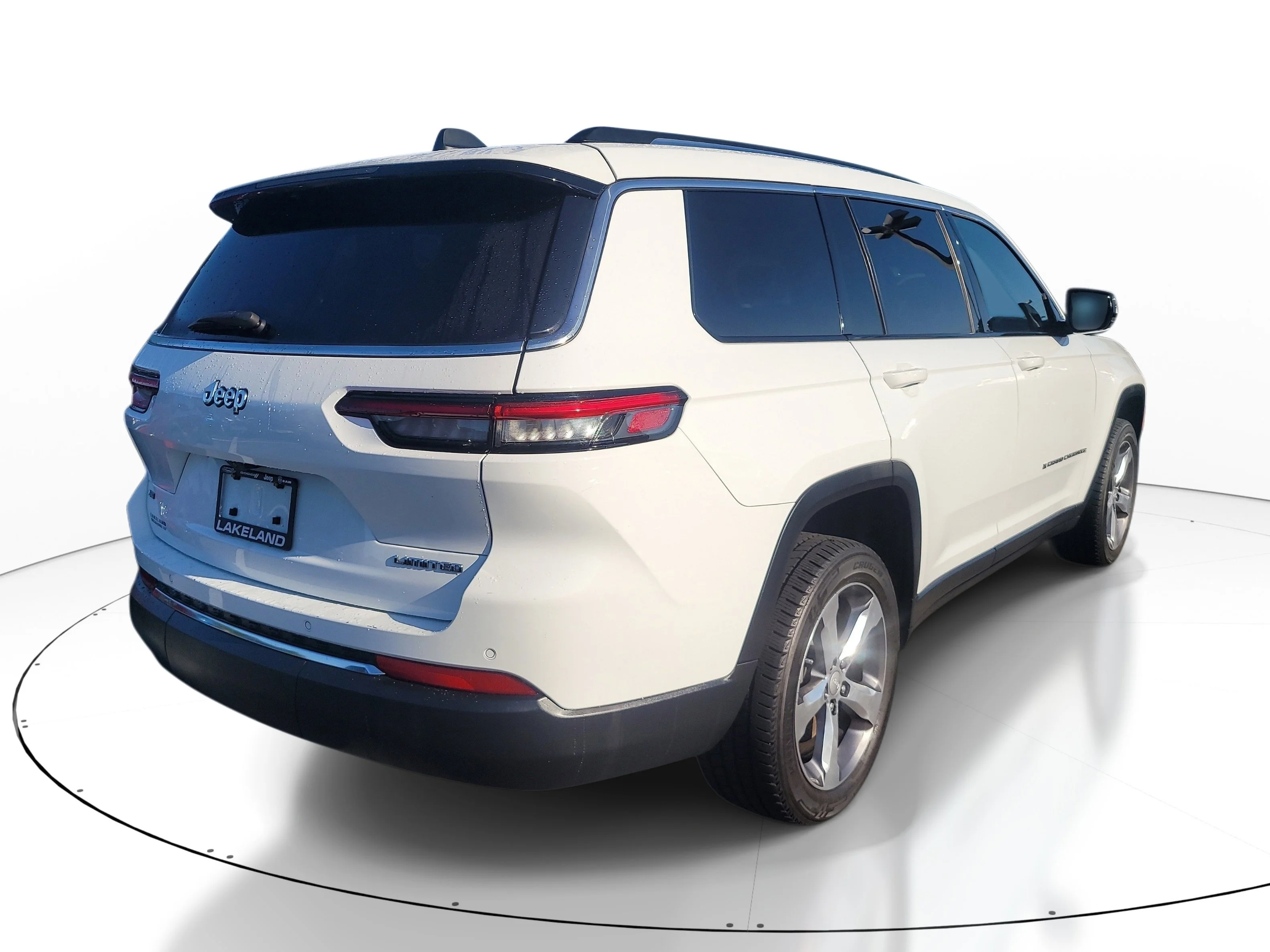 Used 2021 Bright White Clearcoat Jeep Limited image 4