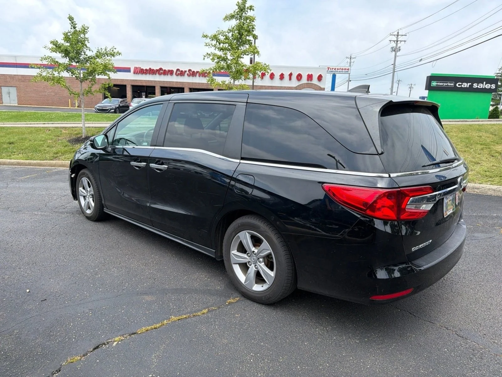 Used 2019 Crystal Black Pearl Honda EX image 4