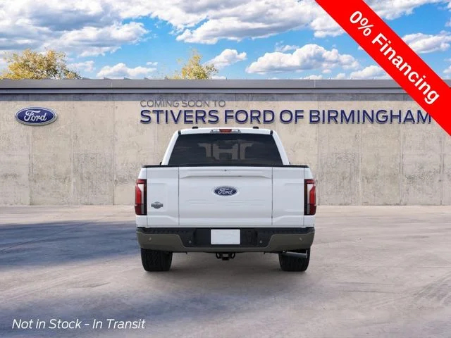 New 2026 Star White Metallic Tri-Coat Ford King Ranch image 6
