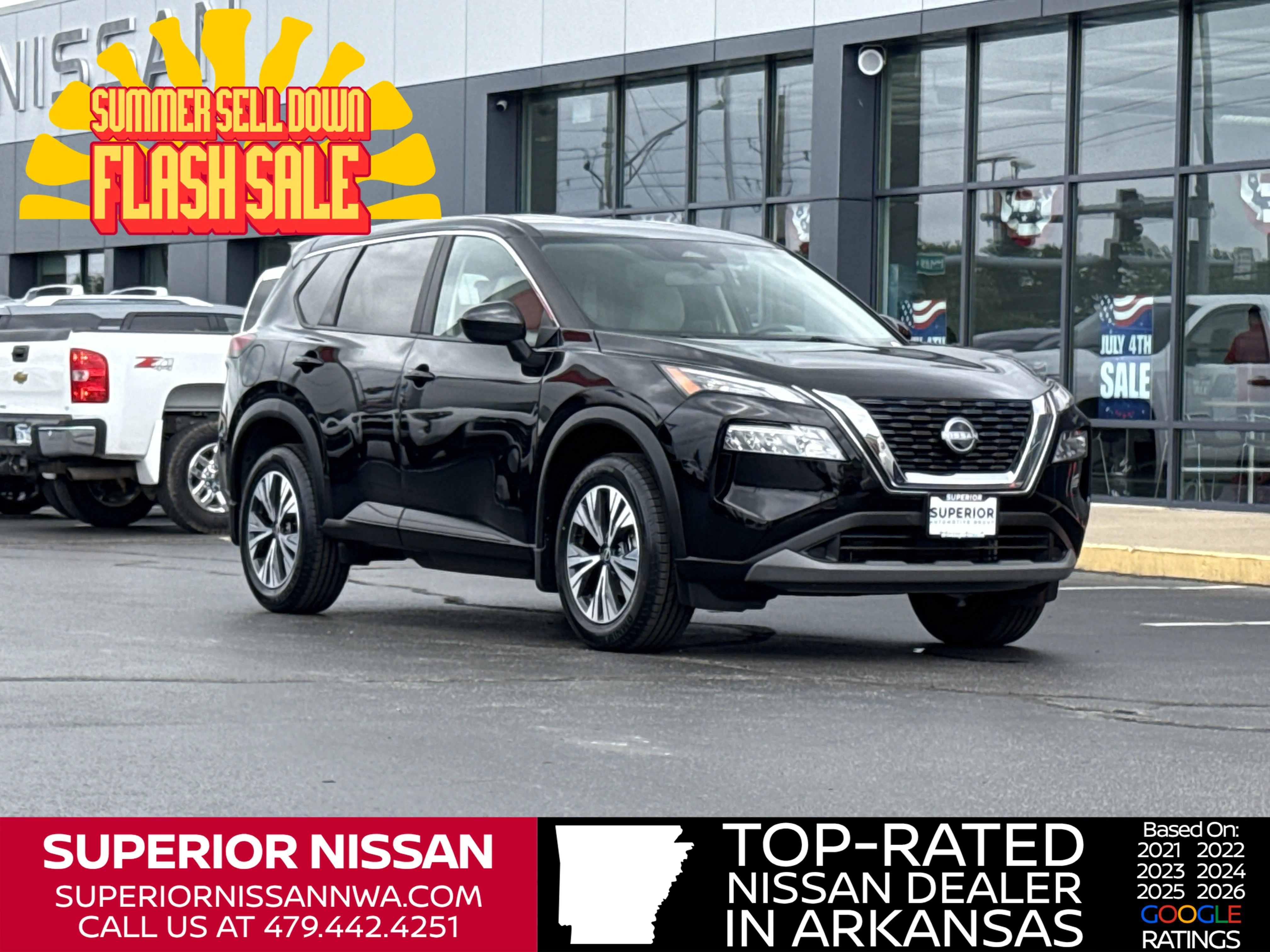 Certified Used 2023 Super Black Nissan SV AWD image 1