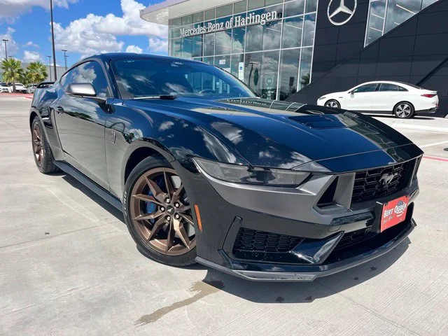 Used 2025 Black Ford Dark Horse image 1