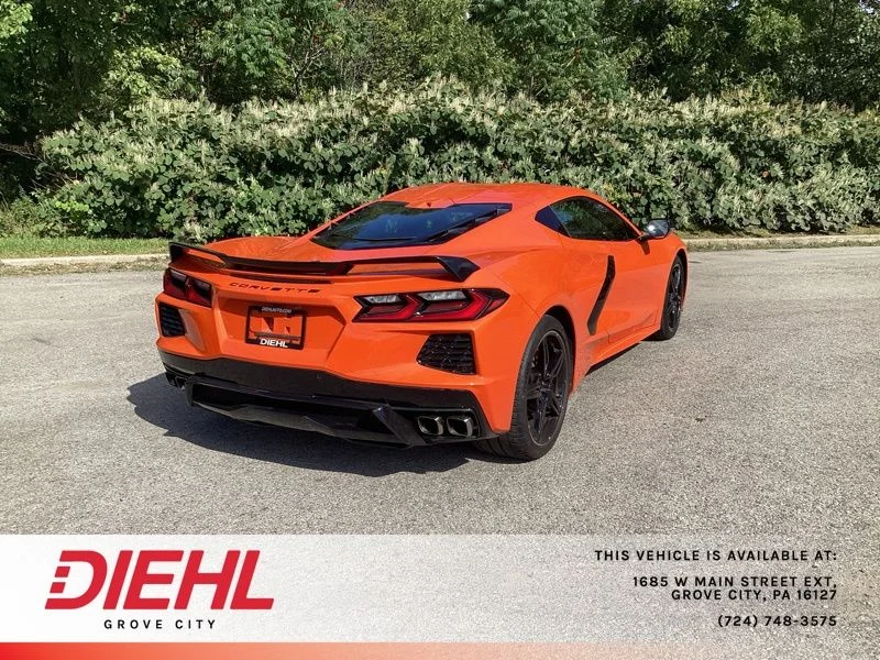 Used 2020 Orange Chevrolet Stingray image 7